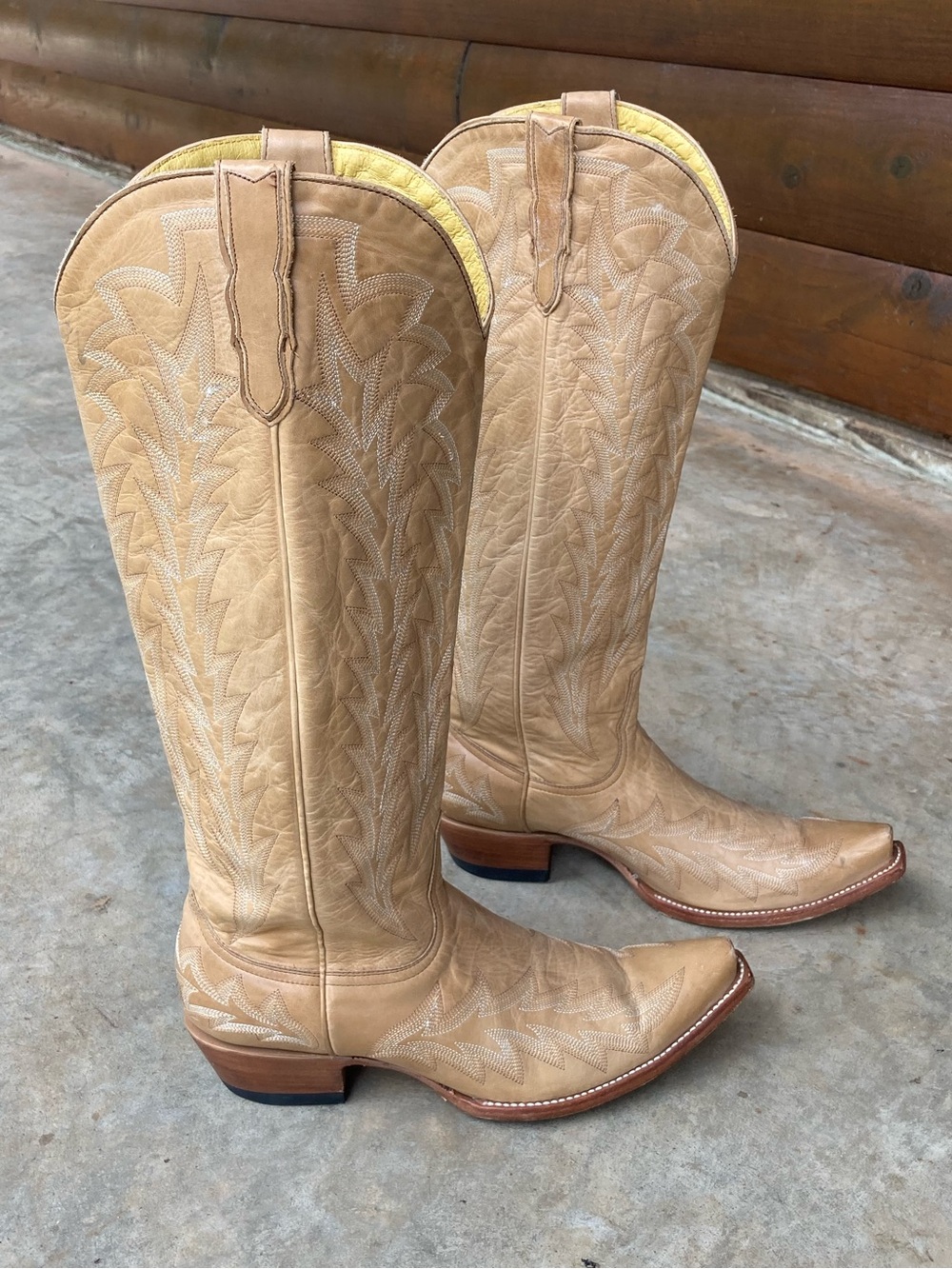 JRC & Sons | Tan Leather Cowgirl Boots